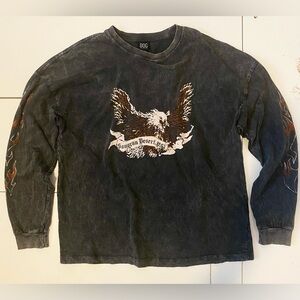 Urban Outfitters Charcoal Sonoran Desert Crew Neck